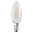 Ledvance Classic LED E14 Candela Filamento Ghiaccio 3.4W 470lm - 940 Cool white | Miglior resa cromatica - Dimmerabile - Sostitua 40W