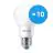 Confezione Multipack 10x Philips MASTER LEDbulb E27 Pera Ghiaccio 3.4W 470lm - 922 Bianco Molto Caldo | Miglior resa cromatica - Dimmerabile - Sostitutiva 40W