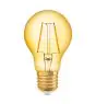 Osram Vintage 1906 LED E27 Pera Filamento Oro 2.5W 220lm - 824 Bianco Molto Caldo | Sostitutiva 25W