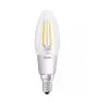 Osram Superstar Classic LED E14 Candela Filamento Chiara 4W 470lm - 822-827 Dim To Warm | Dimmerabile - Sostitutiva 40W