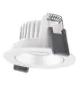 Ledvance Faretti LED Adjust Aluminium Bianca 8W 680lm 36D - 930 Luce Calda | Ritaglio 68mm - IP20 - Miglior resa cromatica - Dimmerabile