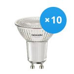 Confezione Multipack 10x Noxion PerfectColor Faretti LED GU10 PAR16 3W 230lm 60D - 927 Bianco Molto Caldo | Miglior resa cromatica - Dimmerabile - Sostitutiva 35W