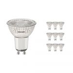 Confezione Multipack 10x Noxion PerfectColor Faretti LED GU10 PAR16 4W 345lm 60D - 940 Bianco Freddo | Miglior resa cromatica - Dimmerabile - Sostitutiva 50W