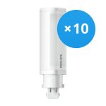 Confezione Multipack 10x Philips Corepro PL-C LED 4.5W 475lm - 830 Luce Calda | Sostitutiva 13W