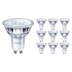 Confezione Multipack 10x Philips Corepro LEDspot GU10 PAR16 4.9W 460lm 36D - 830 Luce Calda | Sostitutiva 65W