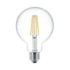 Philips MASTER Value LEDglobe E27 120mm Filamento Chiara 5.9W 806lm - 927 Bianco Molto Caldo | Miglior resa cromatica - Sostitutiva 60W